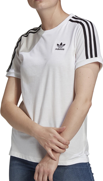 T-shirt Adidas z krótkim rękawem z bawełny