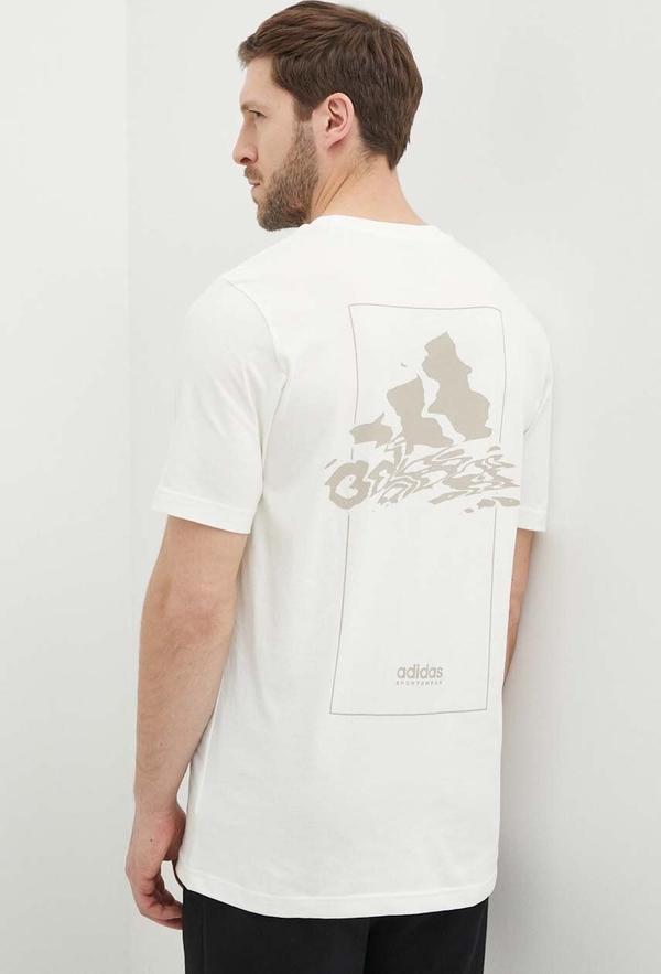 T-shirt Adidas z nadrukiem