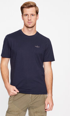 T-shirt Aeronautica Militare w stylu casual z krótkim rękawem