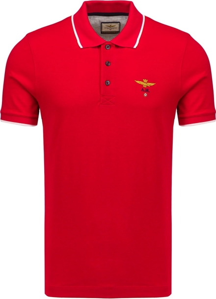 T-shirt Aeronautica Militare w stylu klasycznym z bawełny