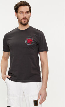 T-shirt Aeronautica Militare z nadrukiem z krótkim rękawem