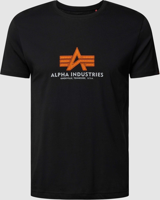 T-shirt Alpha Industries w młodzieżowym stylu z bawełny