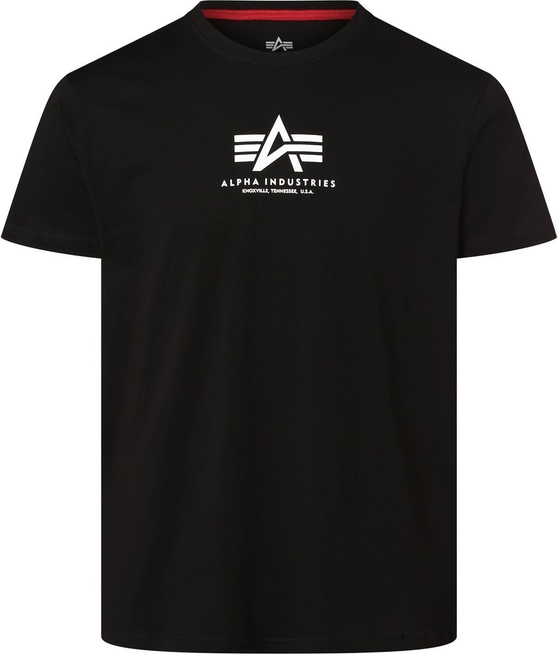 T-shirt Alpha Industries w stylu klasycznym z bawełny