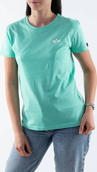 T-shirt Alpha Industries z okrągłym dekoltem z krótkim rękawem w stylu casual