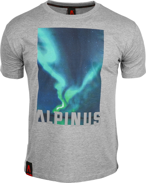 T-shirt Alpinus z nadrukiem z krótkim rękawem