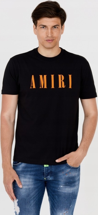 T-shirt Amiri w młodzieżowym stylu z krótkim rękawem