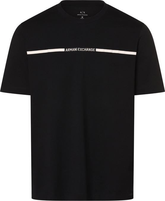 T-shirt Armani Exchange z dżerseju z nadrukiem