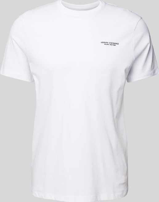 T-shirt Armani Exchange z krótkim rękawem w stylu casual z nadrukiem