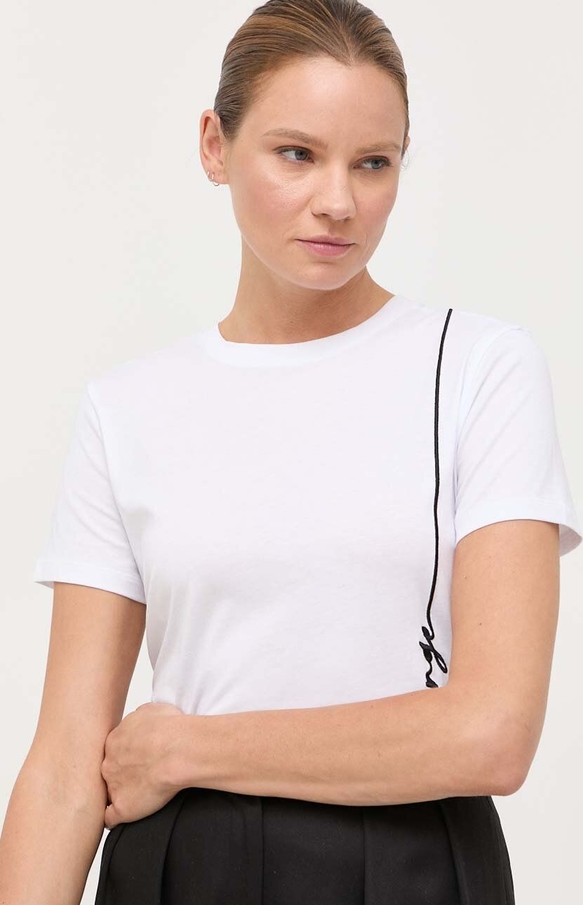 T-shirt Armani Exchange z krótkim rękawem z okrągłym dekoltem w stylu casual
