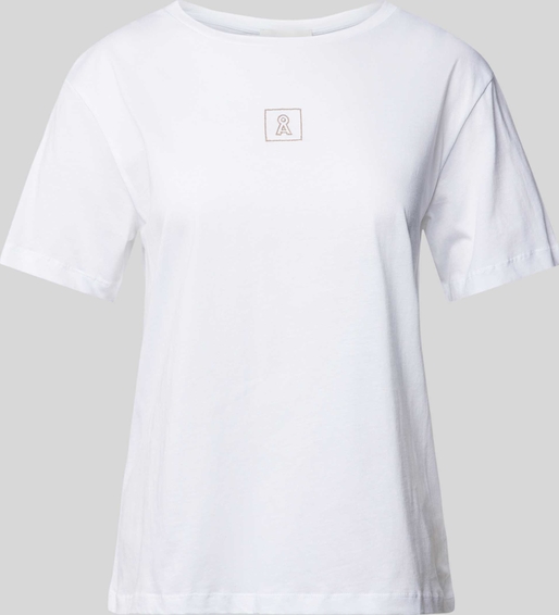 T-shirt ARMEDANGELS z bawełny z okrągłym dekoltem