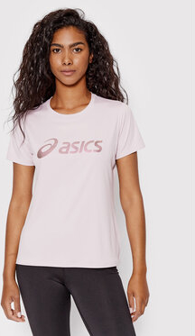 T-shirt ASICS z krótkim rękawem z okrągłym dekoltem w sportowym stylu