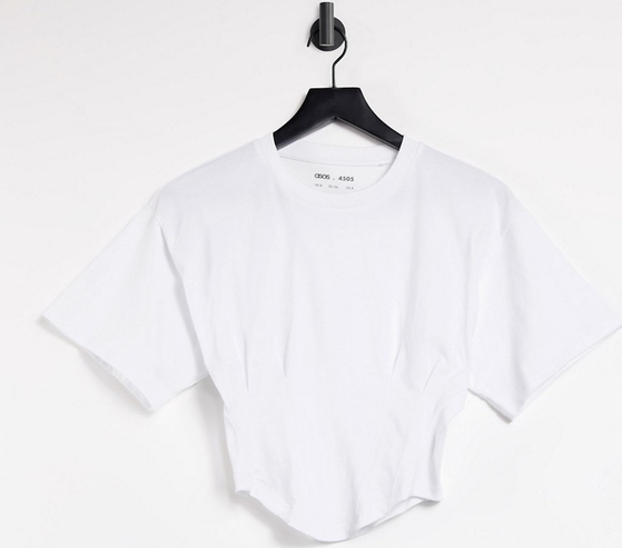 T-shirt Asos w stylu casual z bawełny z krótkim rękawem