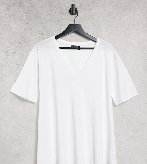 T-shirt Asos z okrągłym dekoltem z krótkim rękawem z bawełny
