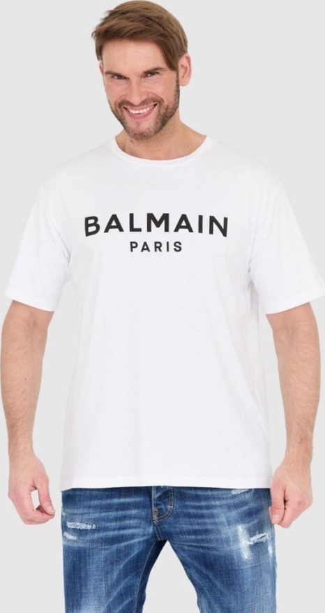 T-shirt Balmain w młodzieżowym stylu z krótkim rękawem