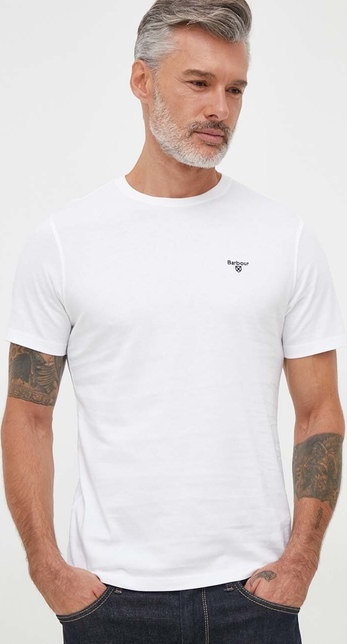 T-shirt Barbour z krótkim rękawem w stylu casual
