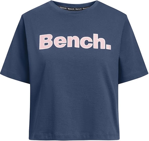 T-shirt Bench w młodzieżowym stylu z okrągłym dekoltem z bawełny