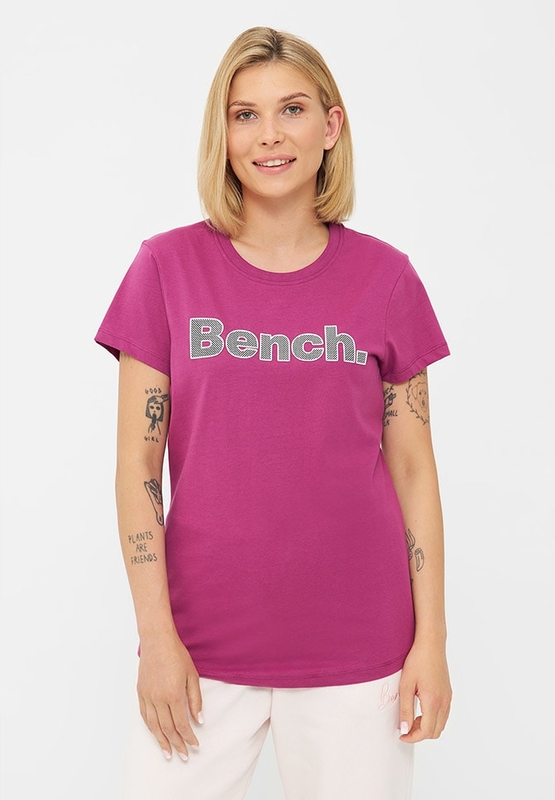 T-shirt Bench z bawełny z okrągłym dekoltem