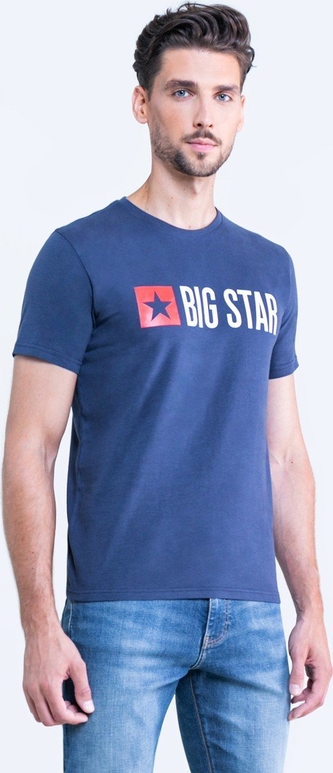 T-shirt Big Star w młodzieżowym stylu z krótkim rękawem z dzianiny