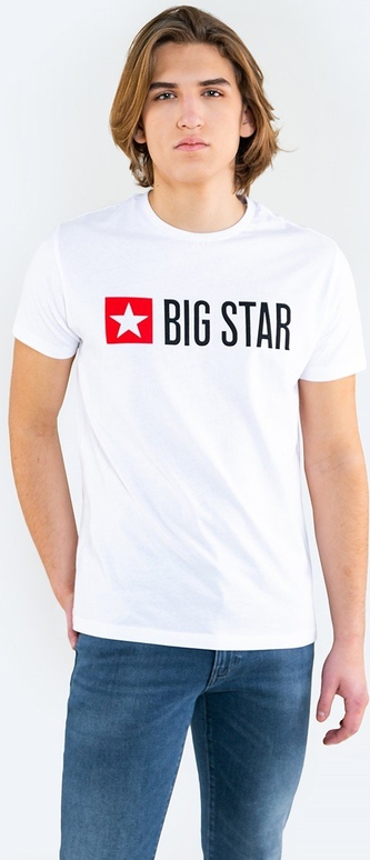 T-shirt Big Star z nadrukiem z krótkim rękawem
