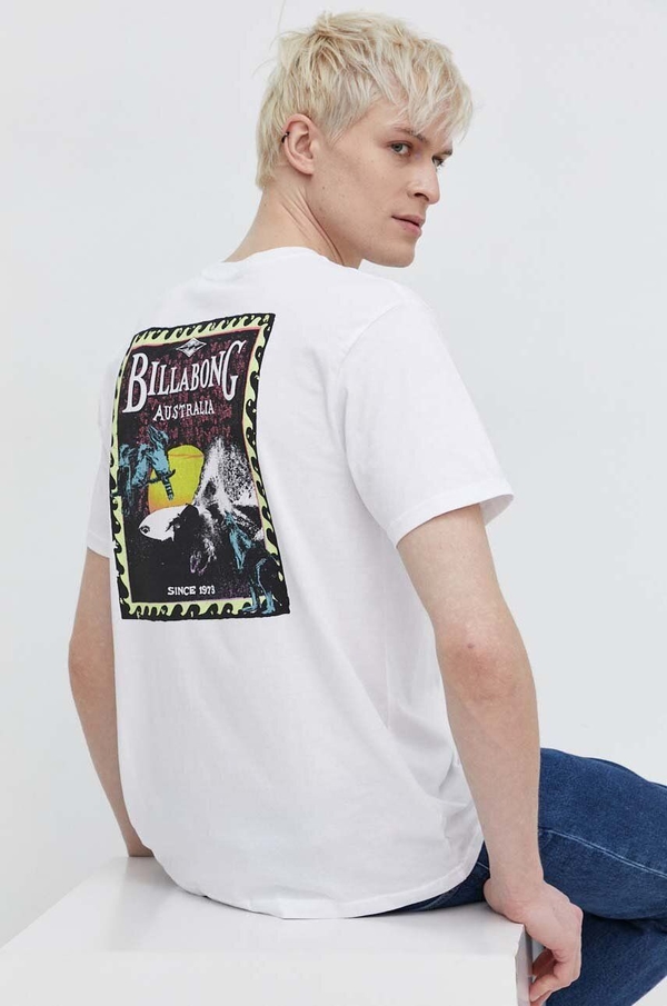 T-shirt Billabong z krótkim rękawem z nadrukiem