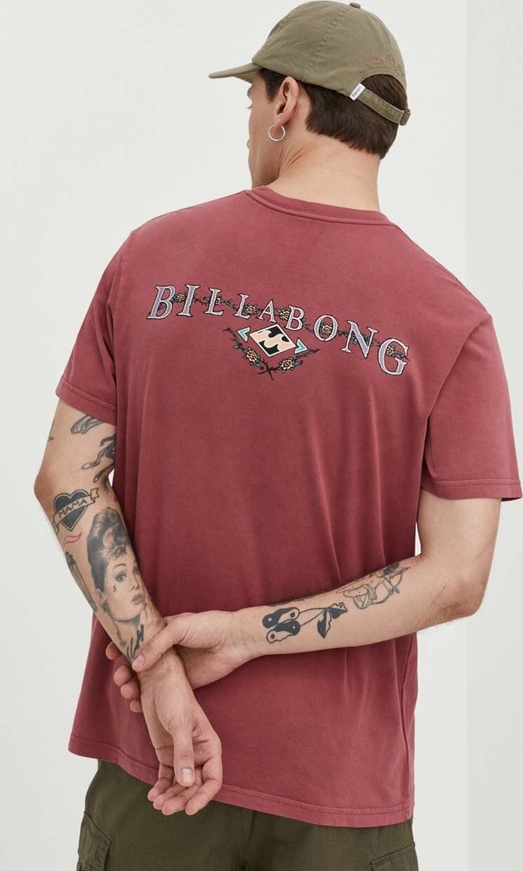 T-shirt Billabong z nadrukiem z bawełny
