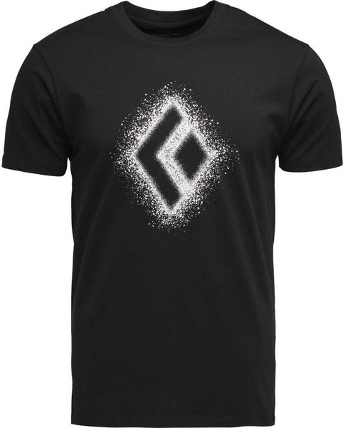 T-shirt Black Diamond z krótkim rękawem z nadrukiem w młodzieżowym stylu