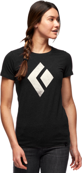 T-shirt Black Diamond z krótkim rękawem z okrągłym dekoltem w sportowym stylu
