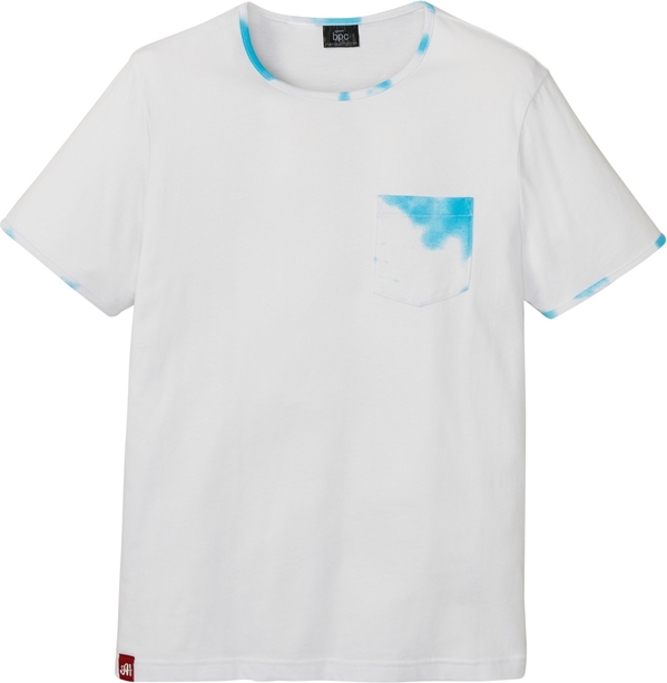 T-shirt bonprix z nadrukiem z krótkim rękawem w stylu casual