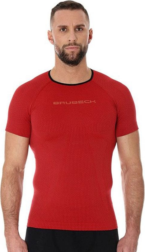 T-shirt Brubeck w sportowym stylu z krótkim rękawem