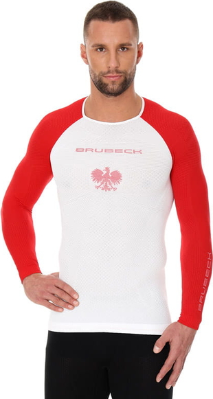 T-shirt Brubeck z długim rękawem w sportowym stylu
