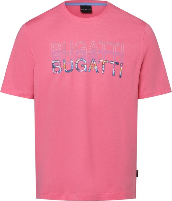 T-shirt Bugatti z nadrukiem