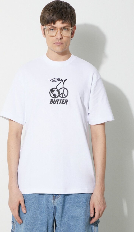 T-shirt Butter Goods w młodzieżowym stylu z bawełny