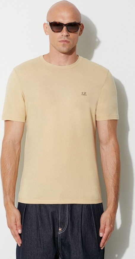 T-shirt C.P. Company w stylu casual z krótkim rękawem z bawełny