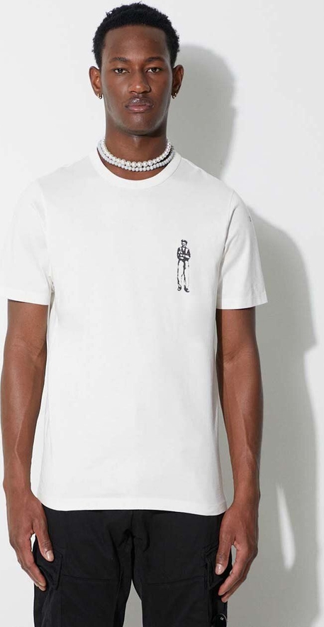 T-shirt C.P. Company z nadrukiem w stylu casual z bawełny