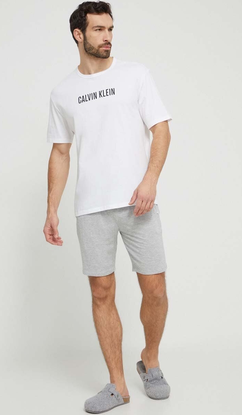 T-shirt Calvin Klein Underwear w młodzieżowym stylu z nadrukiem z bawełny
