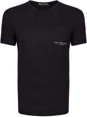 T-shirt Calvin Klein w stylu casual z dżerseju