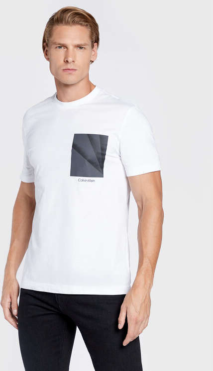 T-shirt Calvin Klein z nadrukiem w stylu casual