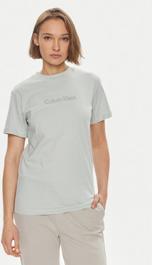 T-shirt Calvin Klein z okrągłym dekoltem z krótkim rękawem