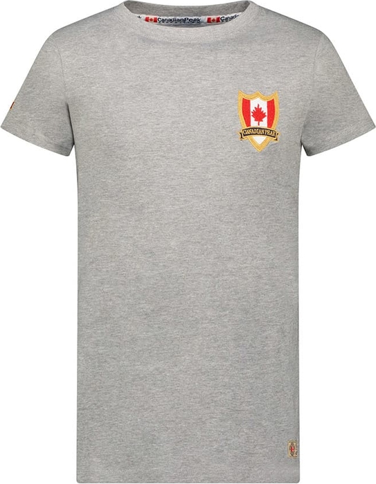 T-shirt Canadian Peak z bawełny z krótkim rękawem w stylu casual