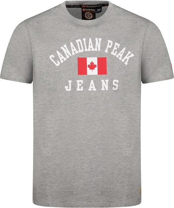 T-shirt Canadian Peak z krótkim rękawem z bawełny