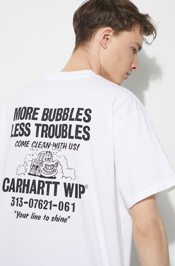 T-shirt Carhartt WIP z bawełny w młodzieżowym stylu
