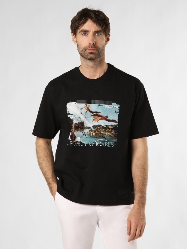 T-shirt Carlo Colucci z bawełny
