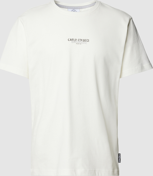 T-shirt Carlo Colucci z nadrukiem
