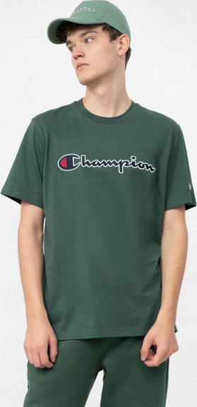 T-shirt Champion w młodzieżowym stylu z nadrukiem