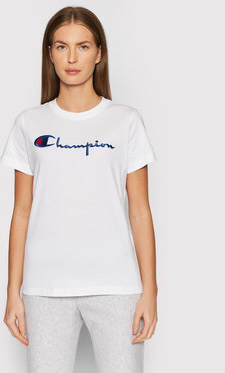 T-shirt Champion w młodzieżowym stylu z okrągłym dekoltem