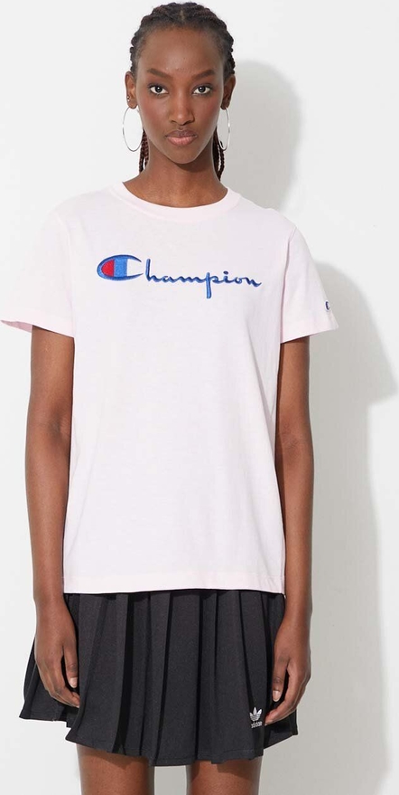 T-shirt Champion z bawełny w sportowym stylu