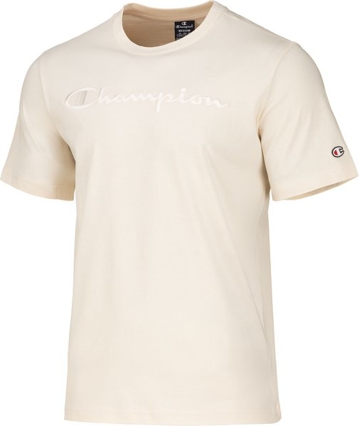 T-shirt Champion z bawełny w sportowym stylu z krótkim rękawem