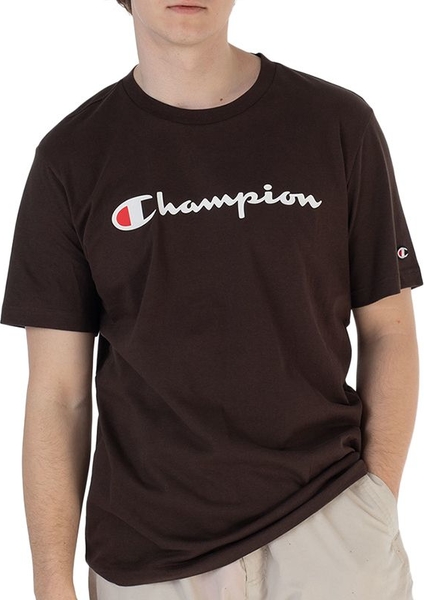 T-shirt Champion z krótkim rękawem z tkaniny