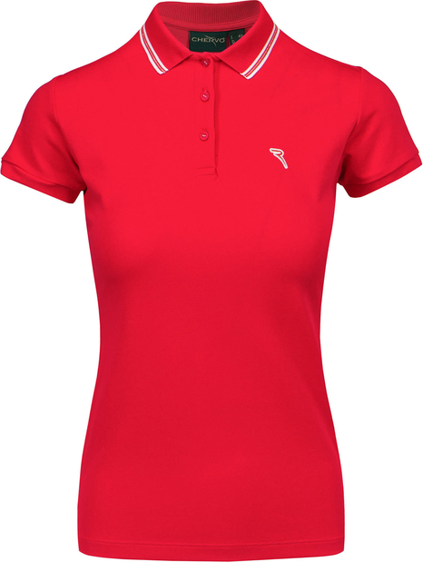 T-shirt Chervo z golfem z tkaniny