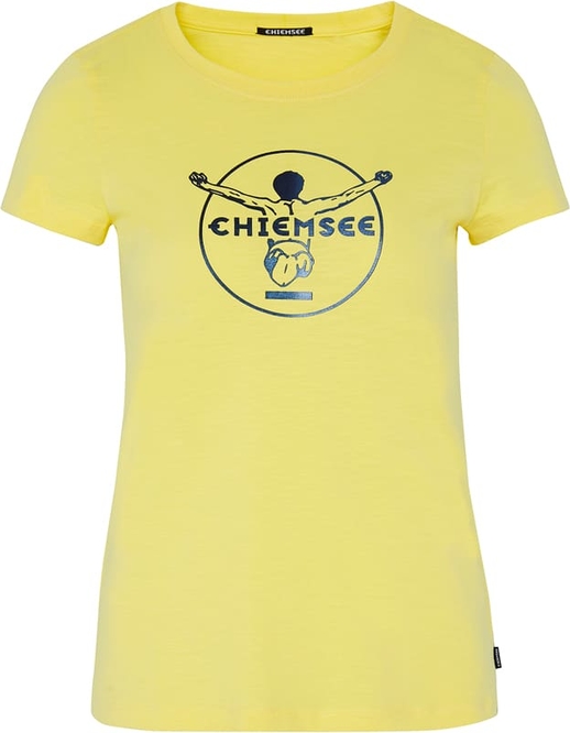 T-shirt Chiemsee z krótkim rękawem z okrągłym dekoltem w młodzieżowym stylu